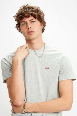 Levis Erkek  Bisiklet Yaka T-shirt GRI