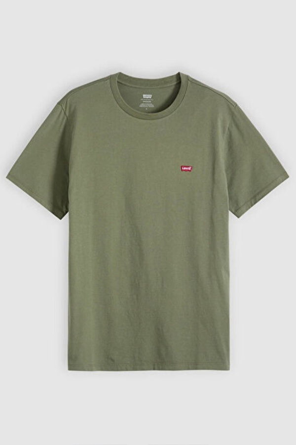 Levis Erkek Bisiklet Yaka T-shirt HAKI
