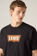 Levis Erkek Bisiklet Yaka T-shirt SIYAH
