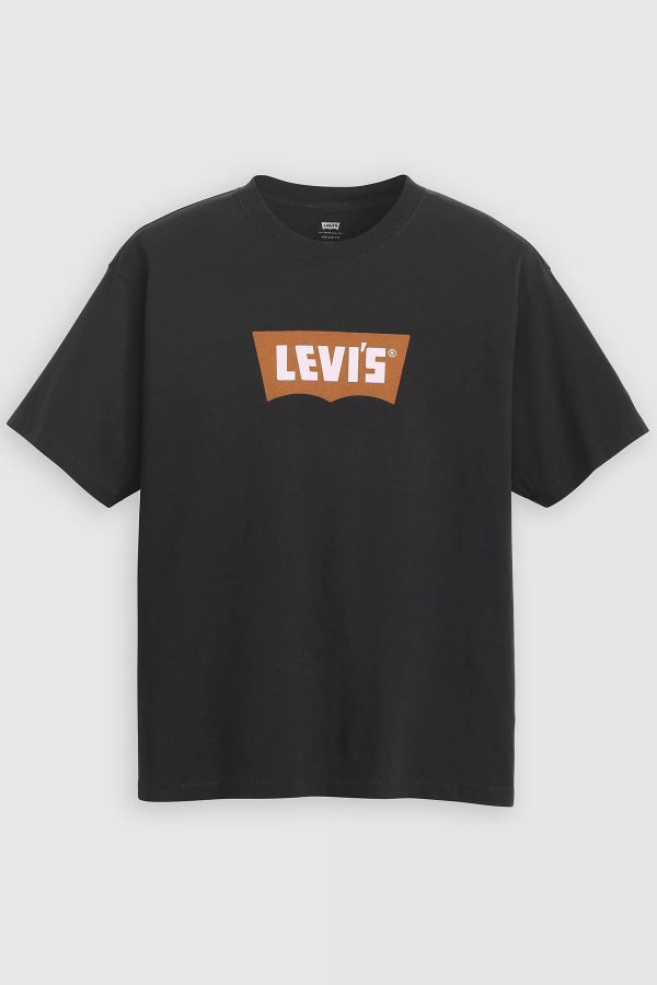 Levis Erkek Bisiklet Yaka T-shirt SIYAH
