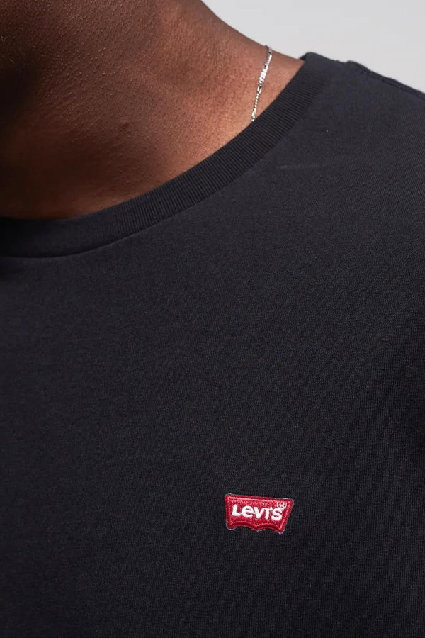 Levis Erkek Bisiklet Yaka T-shirt SIYAH
