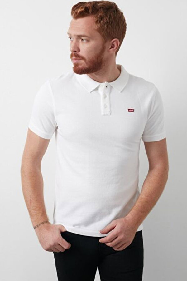 Levis Erkek Polo Yaka T-shirt BEYAZ