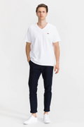 Levis Erkek V Yaka T-shirt BEYAZ