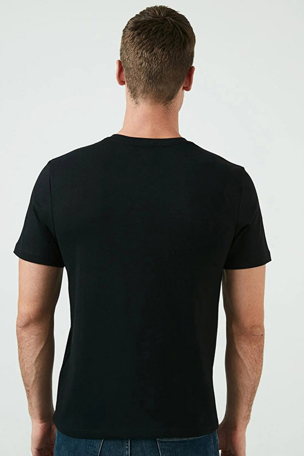 Levis Erkek V Yaka T-shirt SIYAH