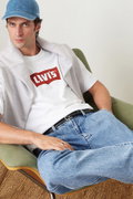Levis Erkek Vintage Fıt Bisiklet Yaka T-shirt BEYAZ