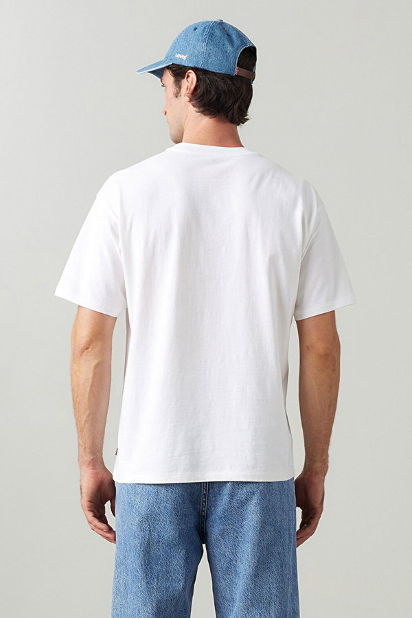 Levis Erkek Vintage Fıt Bisiklet Yaka T-shirt BEYAZ