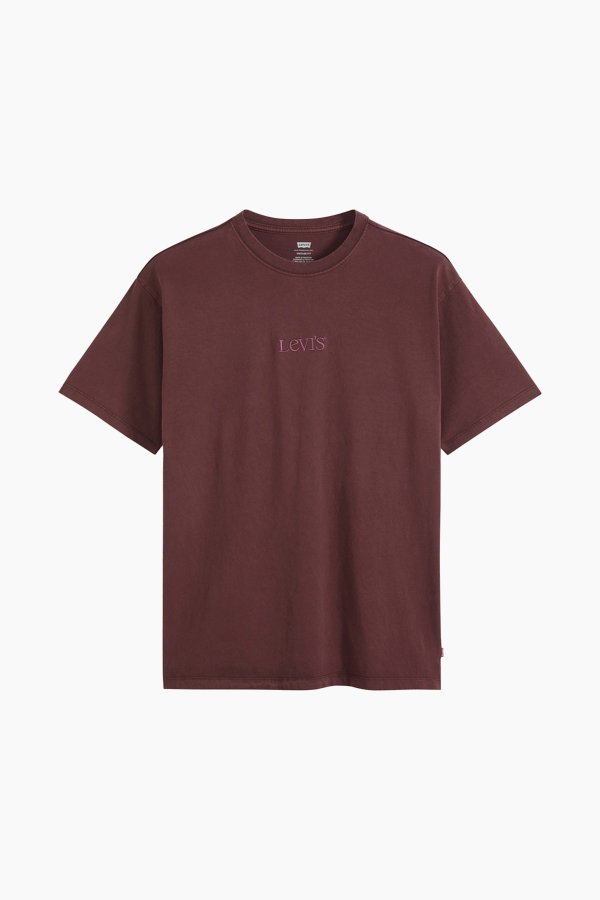 Levis Erkek Vintage Fıt Bisiklet Yaka T-shirt BORDO