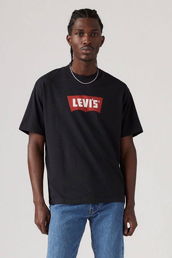Levis Erkek Vintage Fıt Bisiklet Yaka T-shirt SIYAH