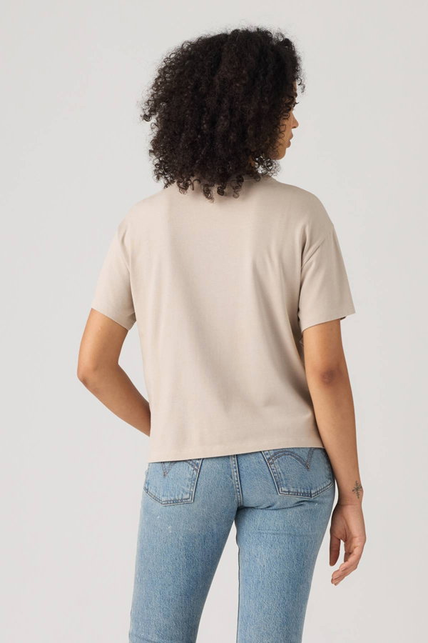 Levis Kadın Vintage Tee Relaxed Fit T-shirt BEJ