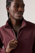 Levis Erkek Yarım Fermuarlı Sweatshirt BORDO