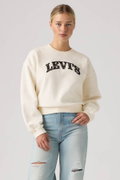 Levis Kadın Bisiklet Yaka Sweatshirt KREM