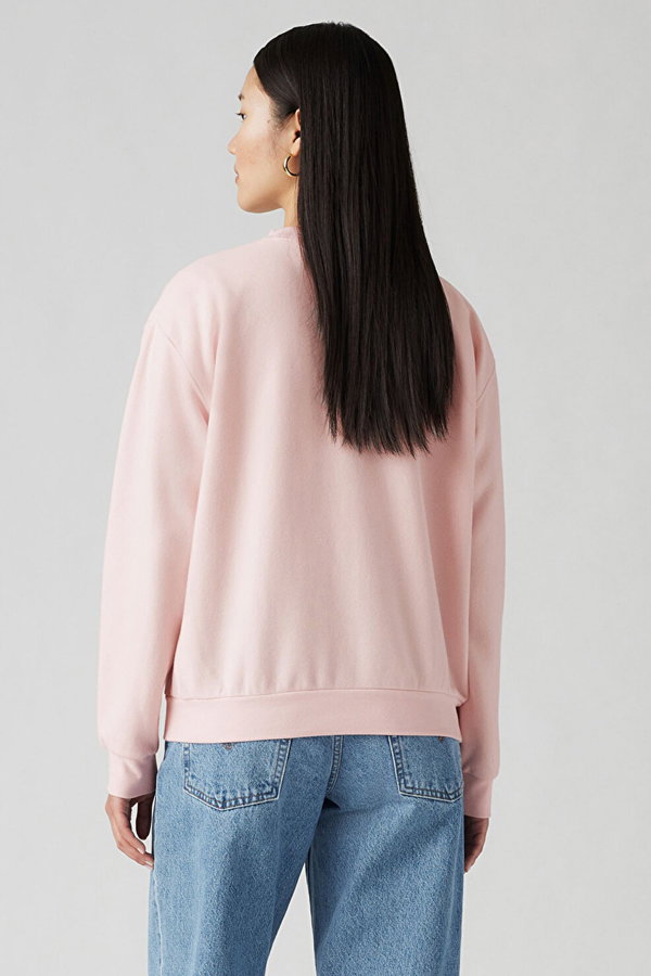 Levis Kadın Bisiklet Yaka Sweatshirt PEMBE