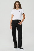 Levis Kadın Bisiklet Yaka T-shirt BEYAZ