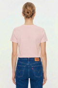 Levis Kadın Bisiklet Yaka T-shirt PEMBE