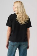Levis Kadın Bisiklet Yaka T-shirt SIYAH