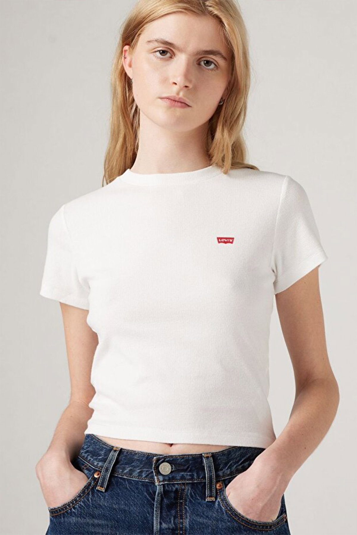Levis Kadın Essential Sporty Tee T-shirt BEYAZ