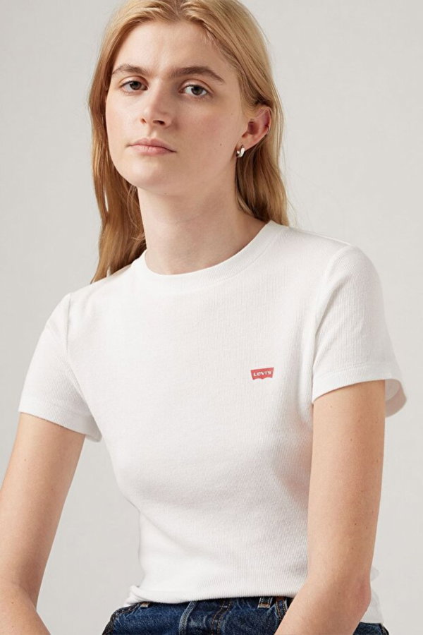 Levis Kadın Essential Sporty Tee T-shirt BEYAZ