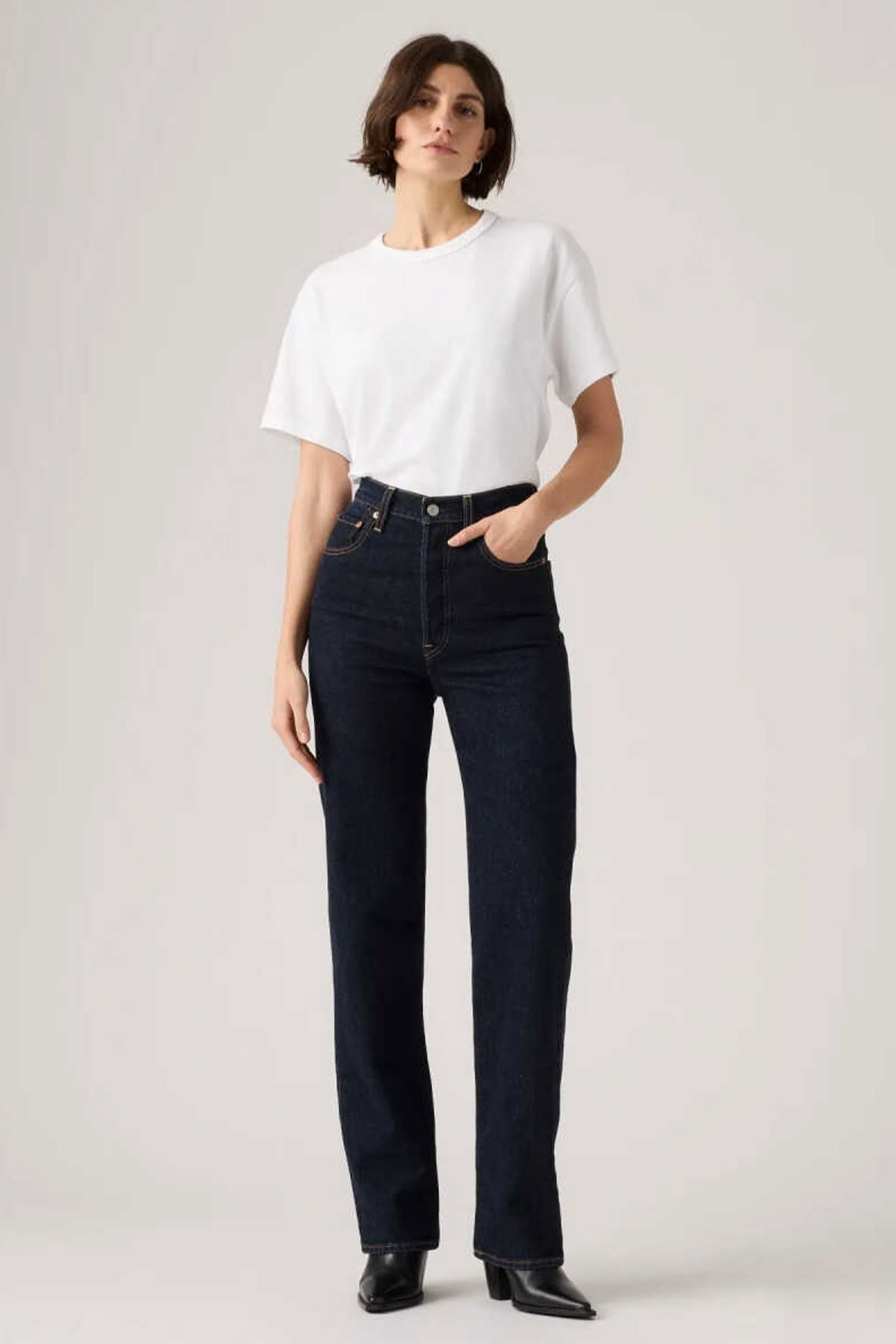 Levis Ribcage Kadın Jeans  Pantolon LACIVERT