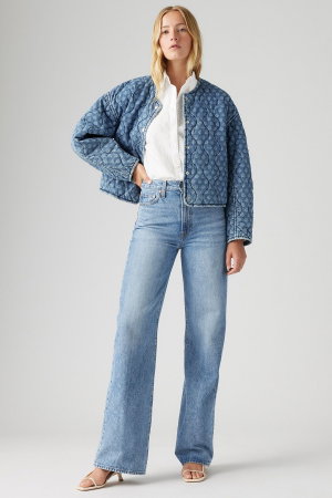 Levis Ribcage Wide Leg Kadın Jeans Pantolon INDIGO