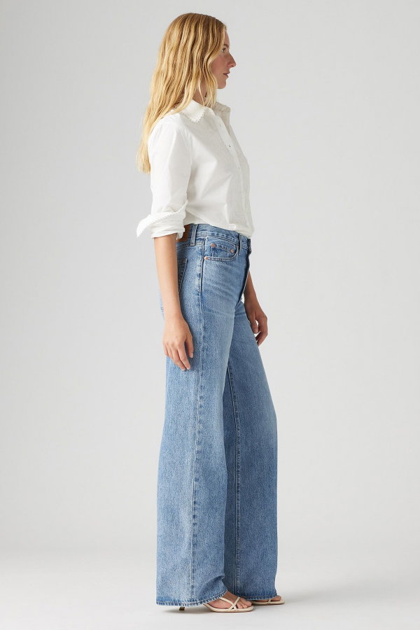 Levis Ribcage Wide Leg Kadın Jeans Pantolon INDIGO