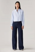 Levis Ribcage Wide Leg Kadın Jeans Pantolon LACIVERT