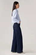 Levis Ribcage Wide Leg Kadın Jeans Pantolon LACIVERT