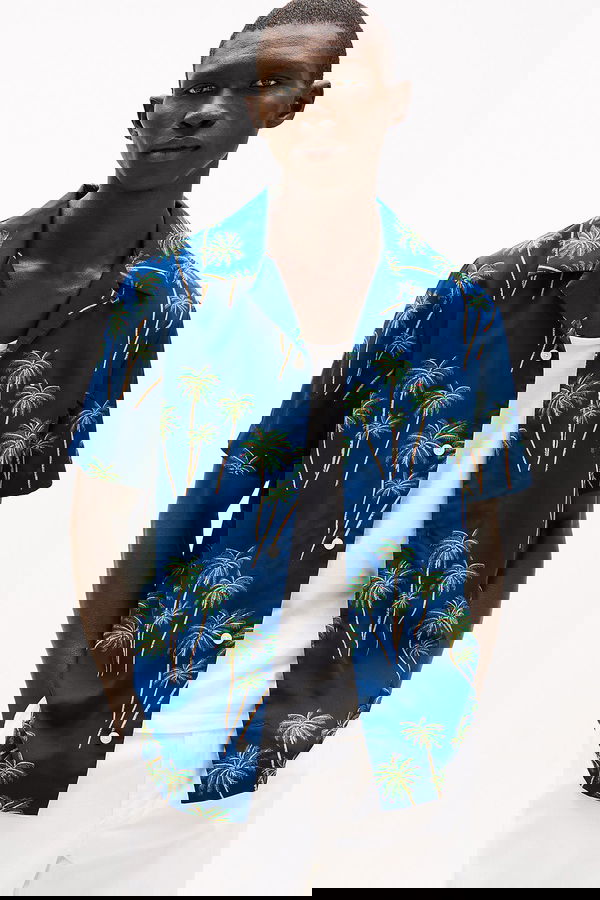 Tommy Hilfiger Erkek Gömlek LACIVERT