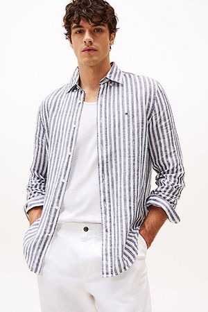 Tommy Hilfiger Erkek Gömlek Beyaz