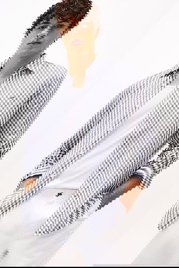 Tommy Hilfiger Erkek Gömlek Beyaz