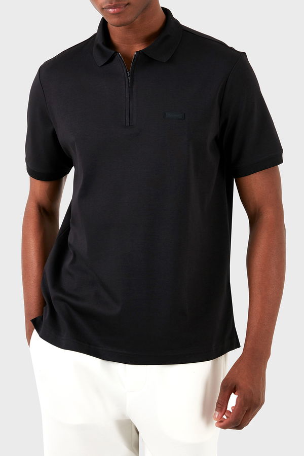 Calvin Klein Polo Yaka Erkek T-shirt SİYAH Calvin Klein Polo Yaka Erkek T-shirt SİYAH