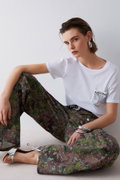 Liu Jo Kadın Bisiklet Yaka T-shirt BEYAZ