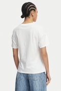 Liu Jo Kadın Bisiklet Yaka T-shirt BEYAZ