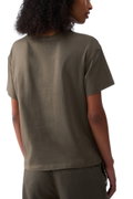 Liu Jo Kadın Bisiklet Yaka T-shirt HAKI