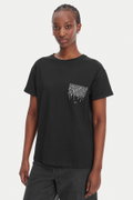 Liu Jo Kadın Bisiklet Yaka T-shirt SIYAH
