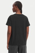 Liu Jo Kadın Bisiklet Yaka T-shirt SIYAH
