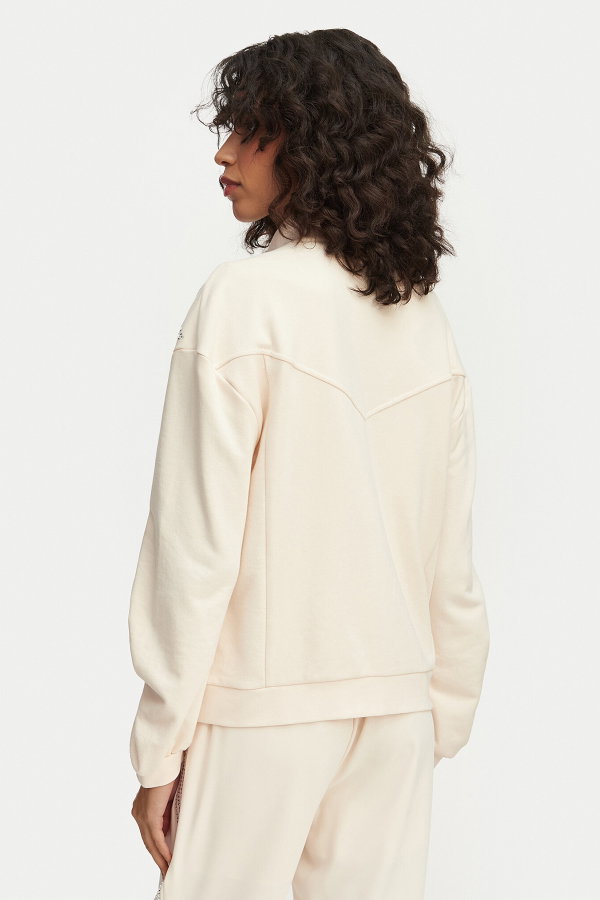 Liu Jo Kadın Fermuar Sweatshirt BEJ