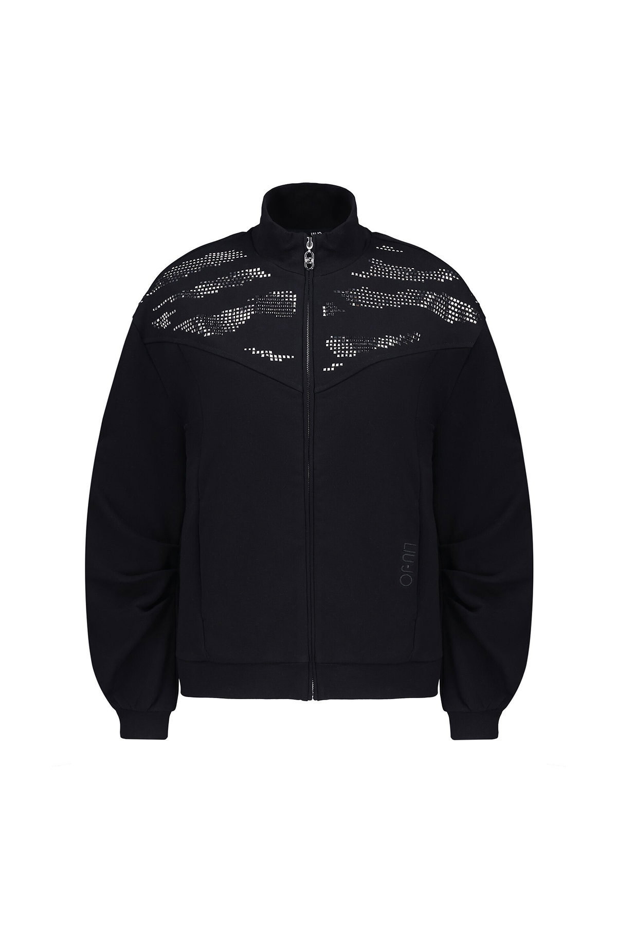 Liu Jo Kadın Fermuar Sweatshirt SIYAH