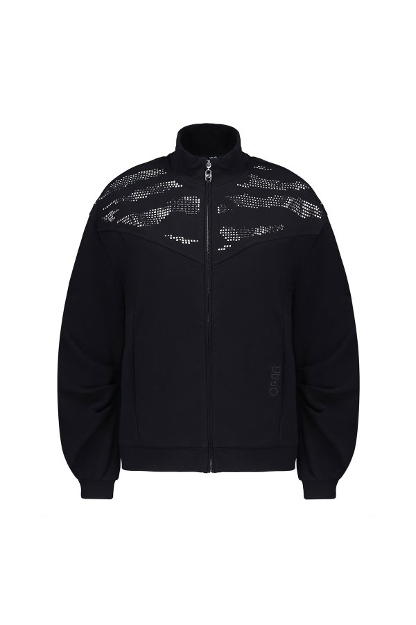 Liu Jo Kadın Fermuar Sweatshirt SIYAH