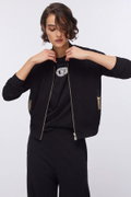 Liu Jo Kadın Fermuarlı Sweatshirt SIYAH