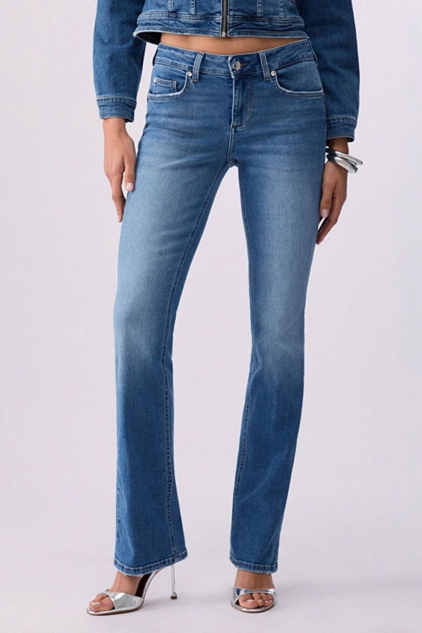 Liu Jo Kadın Jeans Pantolon MAVI