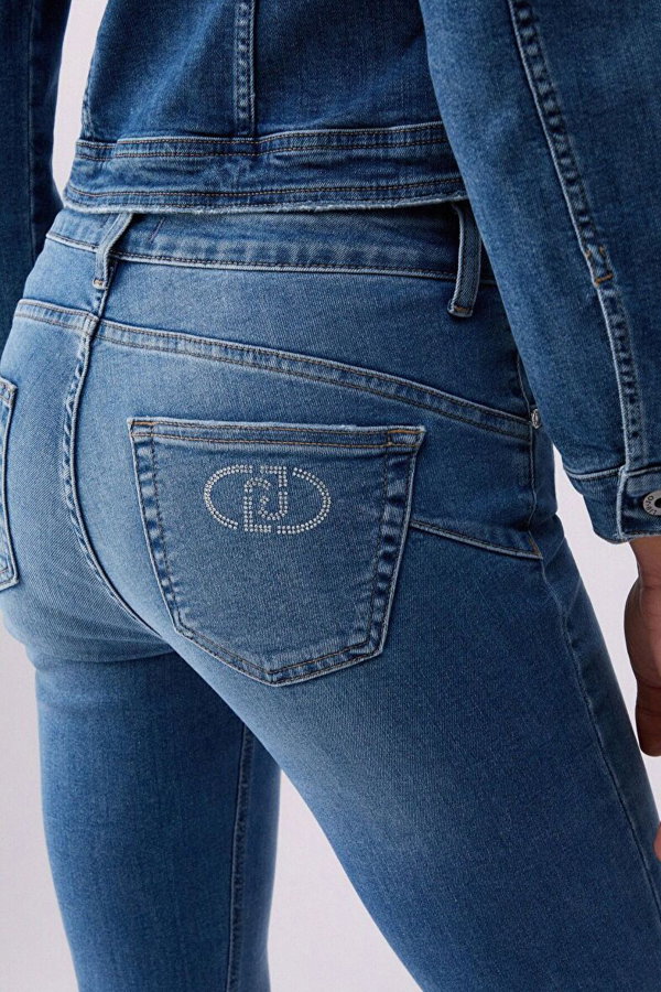 Liu Jo Kadın Jeans Pantolon MAVI