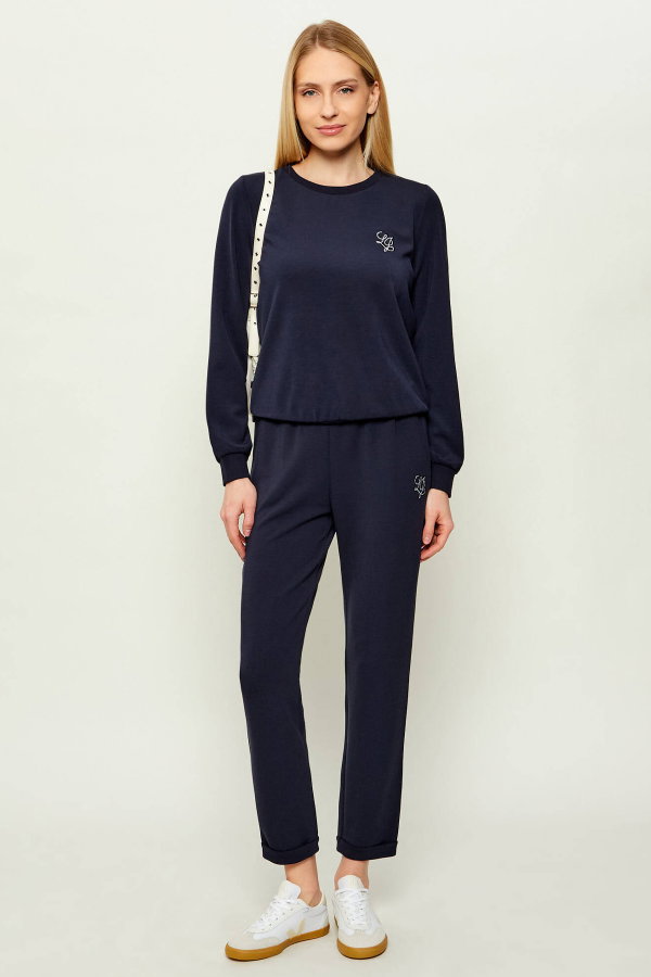 Liu Jo Kadın Sweatshirt LACIVERT