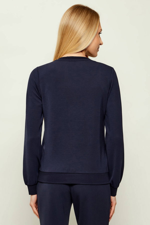 Liu Jo Kadın Sweatshirt LACIVERT