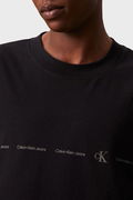 Calvin Klein Bisiklet Yaka Erkek T-shirt SİYAH