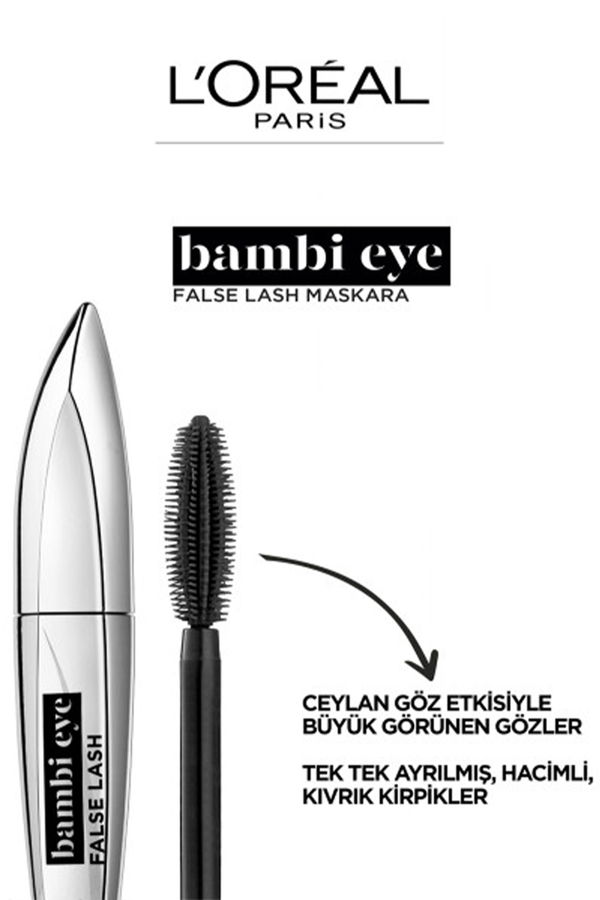 L'Oreal Paris Bambi Eye Ceylan Göz Etkili Maskara - Siyah STD L'Oreal Paris Bambi Eye Ceylan Göz Etkili Maskara - Siyah STD