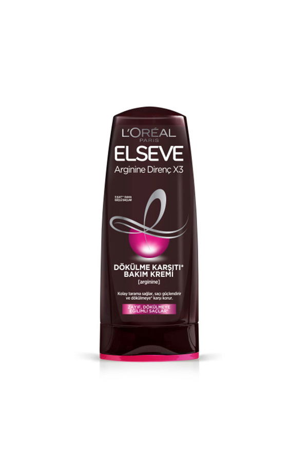 L'Oreal Paris Elseve Arginine Direnç X3 Dökülme Karşıtı Bakım Kremi 360 ml STD L'Oreal Paris Elseve Arginine Direnç X3 Dökülme Karşıtı Bakım Kremi 360 ml STD