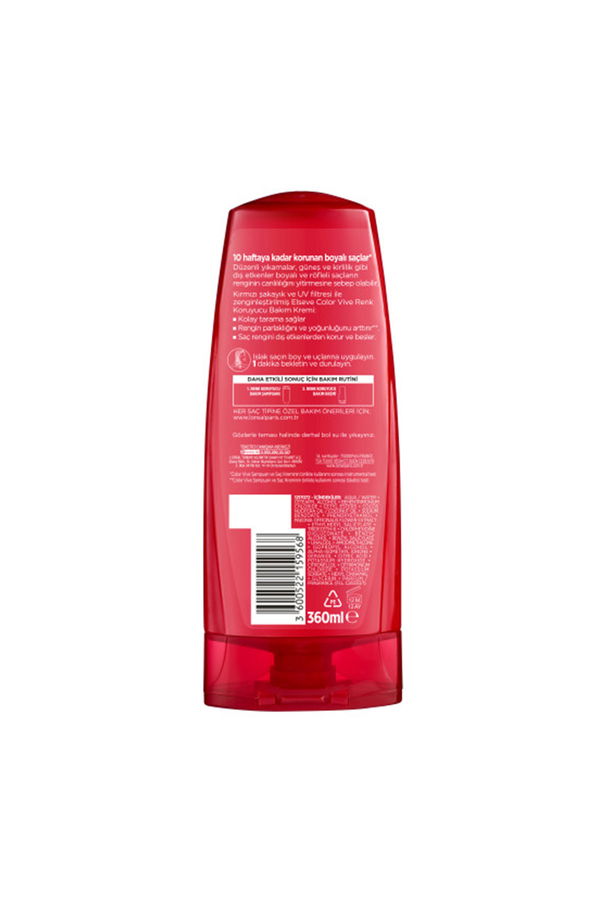 L'Oreal Paris Elseve Colorvive Renk Koruyucu Bakım Kremi 360 ml STD L'Oreal Paris Elseve Colorvive Renk Koruyucu Bakım Kremi 360 ml STD