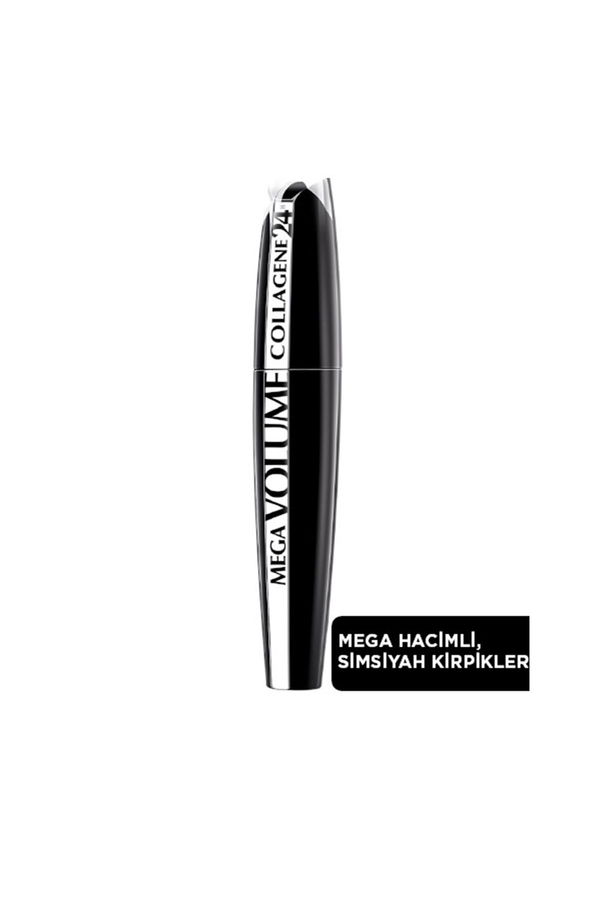 L'Oreal Paris Mega Volume Collagene 24H Siyah Maskara STD L'Oreal Paris Mega Volume Collagene 24H Siyah Maskara STD