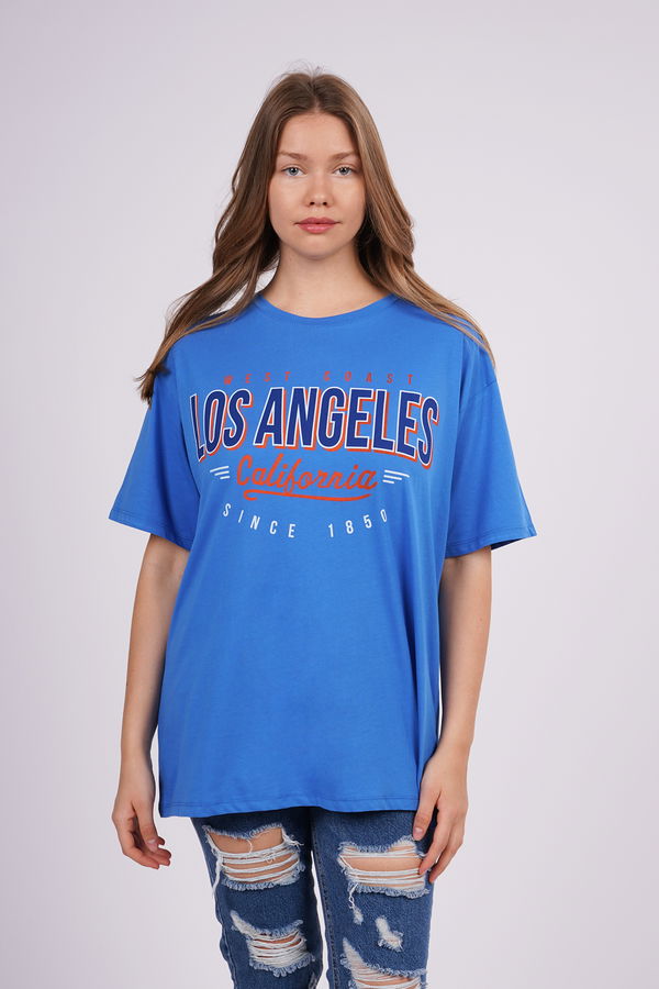 Gabria Los Angeles Baskılı T-shirt