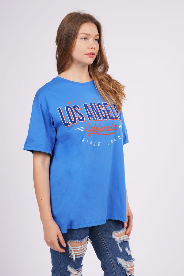 Gabria Los Angeles Baskılı T-shirt